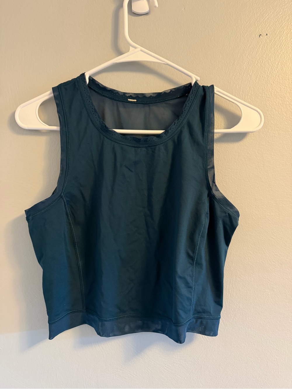 lululemon athletica Cropped Performance Tank - Teal